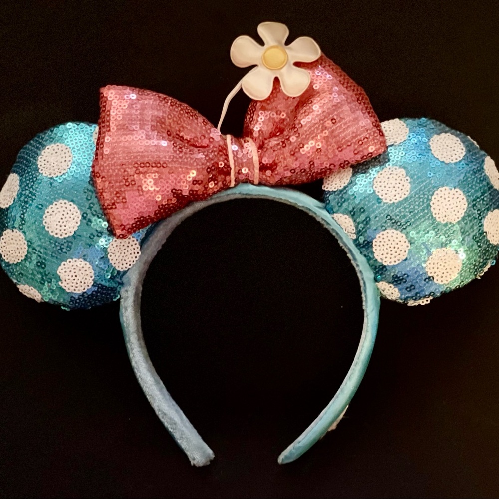 Sequin Polka Dot Ears Headband